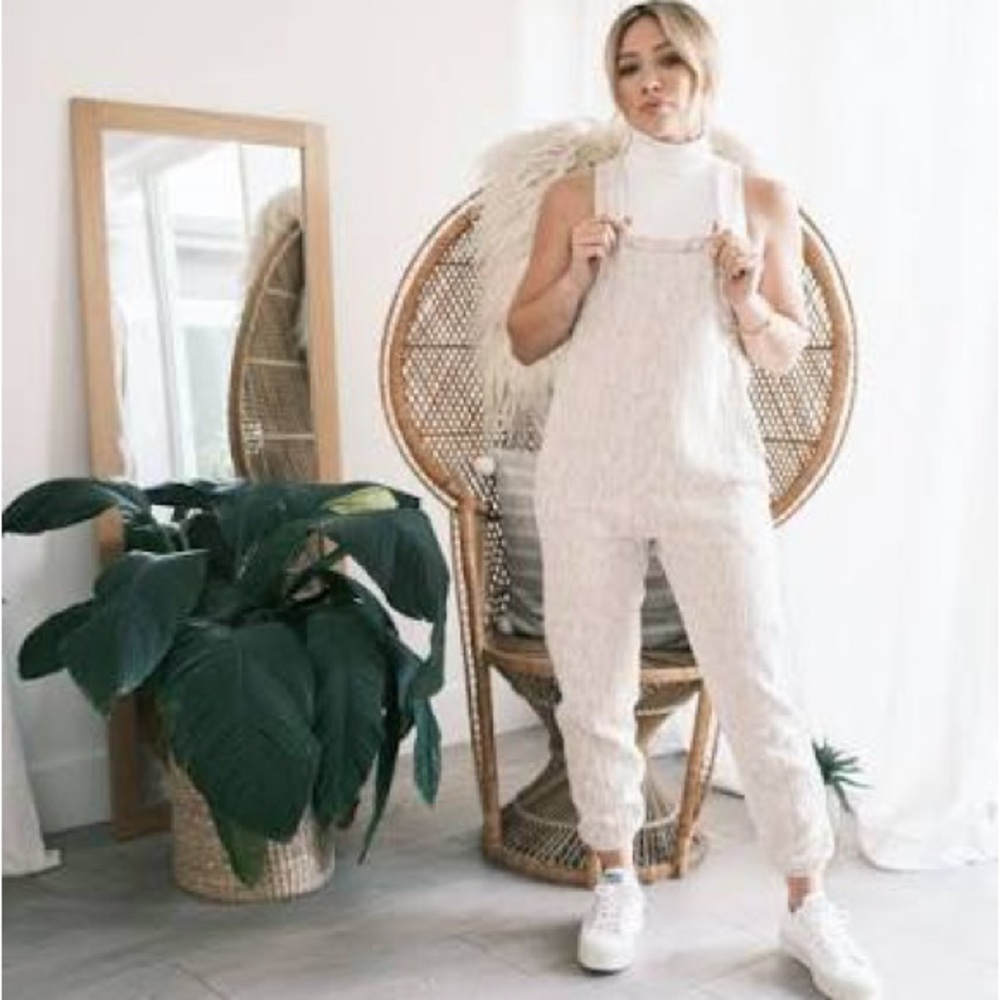 Smash + Tess Cream Jumpsuit